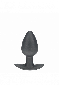 Ouch! - Anal Plug - Medium - Silicone - Gun Metal
