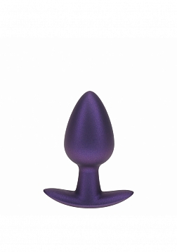 Ouch! - Anal Plug - Medium - Silicone - Metallic Purple