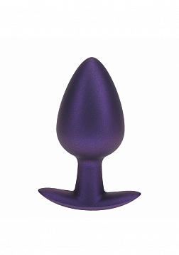 Ouch! - Anal Plug - Large - Silicone - Metallic Purple