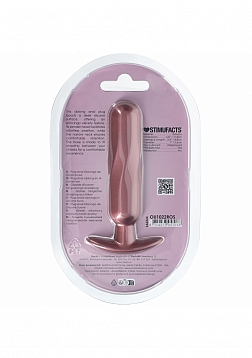 Ouch! - Oblong Anal Plug - Silicone - Rose Gold
