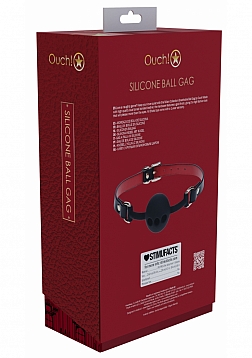 Ouch! Milan Collection - Silicone Ball Gag