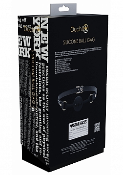 Ouch! NY Collection - Silicone Ball Gag