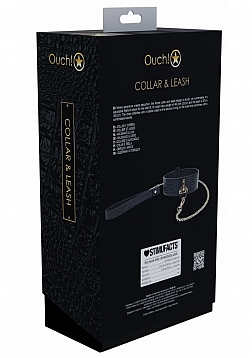 Ouch! Rome Collection - Collar with Leash