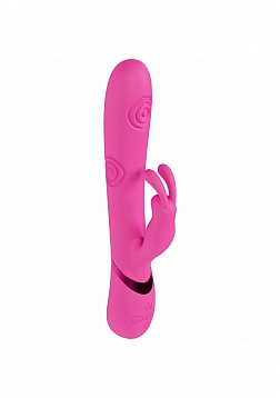 VIVE - Mimi - Rechargeable Triple Motor - G-Spot Vibrating and Tapping Rabbit - Pink
