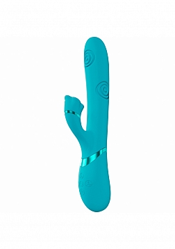 VIVE - Fiore - Rechargeable Triple Motor - G-Spot Air Wave VIbrating and Tapping Flared Clit Stimula