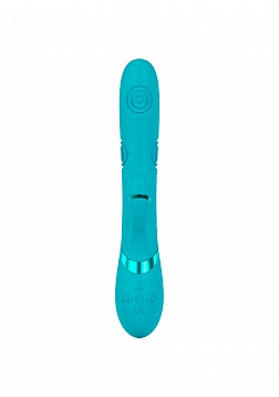 VIVE - Fiore - Rechargeable Triple Motor - G-Spot Air Wave VIbrating and Tapping Flared Clit Stimula