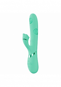 VIVE - Fiore - Rechargeable Triple Motor - G-Spot Air Wave VIbrating and Tapping Flared Clit Stimula