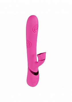 VIVE - Fiore - Rechargeable Triple Motor - G-Spot Air Wave VIbrating and Tapping Flared Clit Stimula