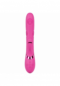 VIVE - Fiore - Rechargeable Triple Motor - G-Spot Air Wave VIbrating and Tapping Flared Clit Stimula