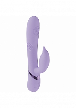 VIVE - Pallina - Rechargeable Triple Motor - G-Spot VIbrating and Tapping Beads Clit Stimulator - La