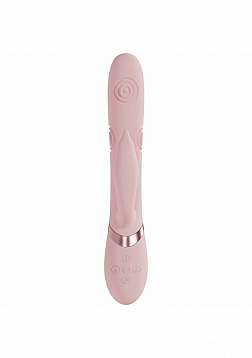 VIVE - Pallina - Rechargeable Triple Motor - G-Spot VIbrating and Tapping Beads Clit Stimulator - Pi