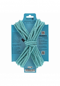 Ouch! Bondage Rope - 10 Meter - Nylon - Blue