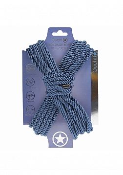 Ouch! Bondage Rope - 10 Meter - Nylon - Navy Blue