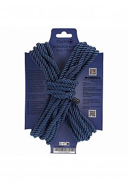 Ouch! Bondage Rope - 10 Meter - Nylon - Navy Blue
