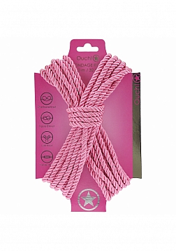 Ouch! Bondage Rope - 10 Meter - Nylon - Pink