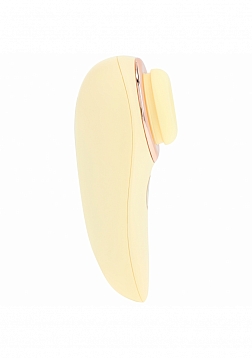 Loveline - Aurie - AirTapTech - Rechargeable Vibrator- 10 Function - Waterproof - Yellow