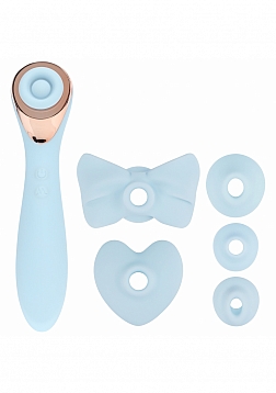 Loveline - Darling - AirTapTech - Rechargeable Vibrator - 10 Function - Waterproof - Blue