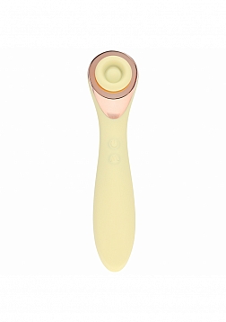 Loveline - Darling - AirTapTech - Rechargeable Vibrator - 10 Function - Waterproof - Yellow