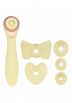 Loveline - Darling - AirTapTech - Rechargeable Vibrator - 10 Function - Waterproof - Yellow