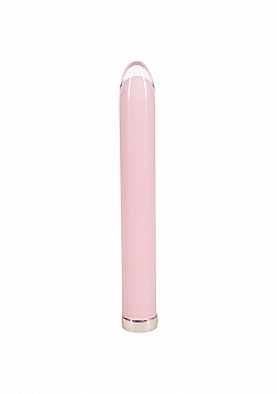 Loveline - Sparkle - Rechargeable - 10 Function - 6.3" Vibrator - Glass - Pink