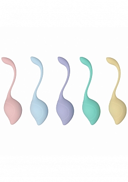 Loveline - PelviFit Stem Kegel Kit - Multiweight - Waterproof - Multicolor