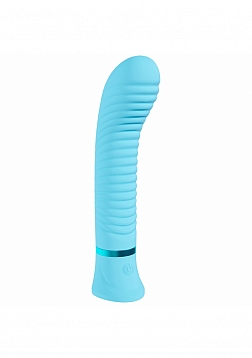 Loveline - Divine - 10 function Ribbed G-spot Vibe - Silicone - Rechargeable - Waterproof