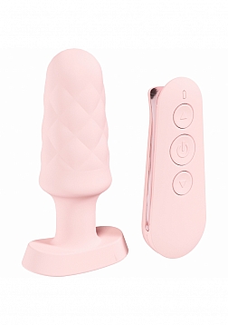 Loveline - Velvet - Remote Control Vibrating Plug - Silicone - Rechargeable - Waterproof