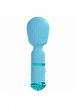 Loveline - Velour - 10 function MIni-Wand - Silicone - Rechargeable - Waterproof