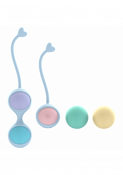Loveline - PelviFit® Strength Kegel Kit - 10 Function - Vibrating - Interchangeable - Waterproo
