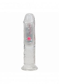 RealRock - Wireless Rechargeable - Remote Control - LED - Vibrating - Regular Straight No Balls 6\