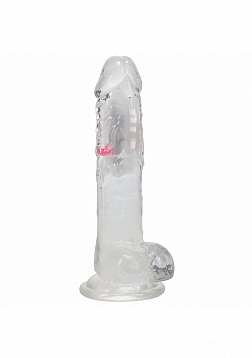 RealRock - Wireless Rechargeable - Remote Control - LED - Vibrating - Regular Straight with Balls 8\