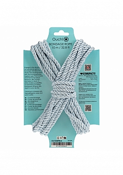 Ouch! Bondage Rope - 10 Meter - Nylon - Powder Blue