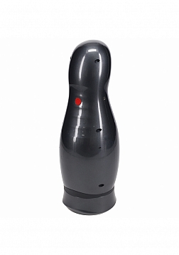 PUMPED - Virtuo - Masturbator - 10 Function - Suction - Vibration - Phone Attachment -  Gun Metal