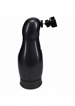 PUMPED - Virtuo - Masturbator - 10 Function - Suction - Vibration - Phone Attachment -  Gun Metal