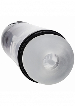 PUMPED - SonicPull - Masturbator - 10 Function - Suction - Vibration - Multimedia Enhanced - Gun Met