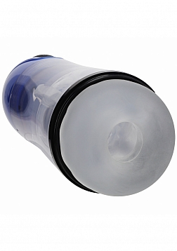 PUMPED - SonicPull - Masturbator - 10 Function - Suction - Vibration - Multimedia Enhanced - Metalli