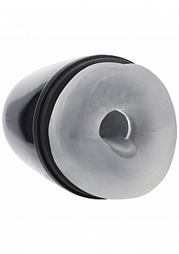 PUMPED - Vibrobator - Masturbator - Negative Pressure Suction - 9 Function - Vibration - Gun Metal