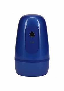 PUMPED - Vibrobator - Masturbator - Negative Pressure Suction - 9 Function - Vibration - Metallic Bl