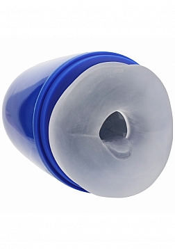 PUMPED - Vibrobator - Masturbator - Negative Pressure Suction - 9 Function - Vibration - Metallic Bl