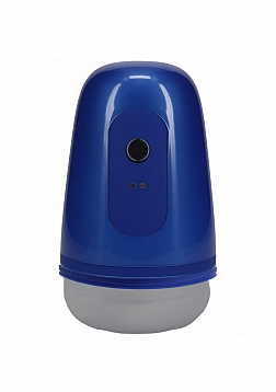 PUMPED - Vibrobator - Masturbator - Negative Pressure Suction - 9 Function - Vibration - Metallic Bl