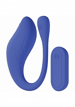 Loveline - Velvet G-Spot - 10 Function - Vibrating - Waterproof - Remote - Blue