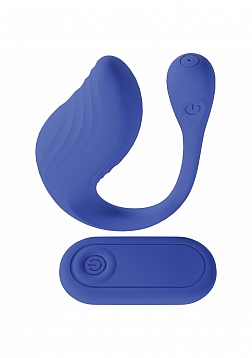 Loveline - Velvet G-Spot - 10 Function - Vibrating - Waterproof - Remote - Blue