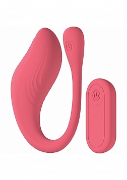 Loveline - Velvet G-Spot - 10 Function - Vibrating - Waterproof - Remote - Pink