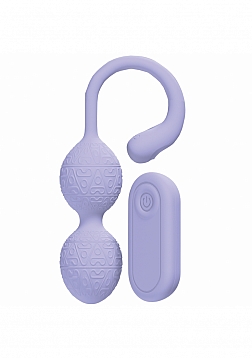 Loveline - PelviFit® Beads Kegel Vibe - 10 Function - Vibrating - Waterproof - Remote - Lavende