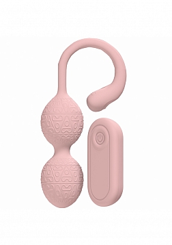 Loveline - PelviFit® Beads Kegel Vibe - 10 Function - Vibrating - Waterproof - Remote - Pink