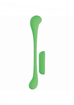 Loveline - FlexEase Bend Vibe - 10 Function - Vibrating - Waterproof - liquid Silicone - Green