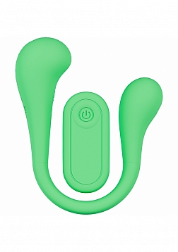 Loveline - FlexEase Bend Vibe - 10 Function - Vibrating - Waterproof - liquid Silicone - Green