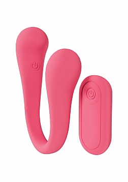 Loveline - FlexEase Bend Vibe - 10 Function - Vibrating - Waterproof - liquid Silicone - Pink