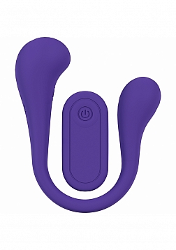 Loveline - FlexEase Bend Vibe - 10 Function - Vibrating - Waterproof - liquid Silicone - Purple