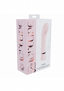 Loveline - Divine - 10 function Ribbed G-spot Vibe - Silicone - Rechargeable - Waterproof